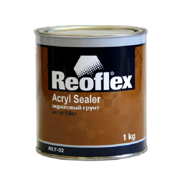 Грунт Reoflex 1K Акриловый черный (1кг) 6штRXF-02